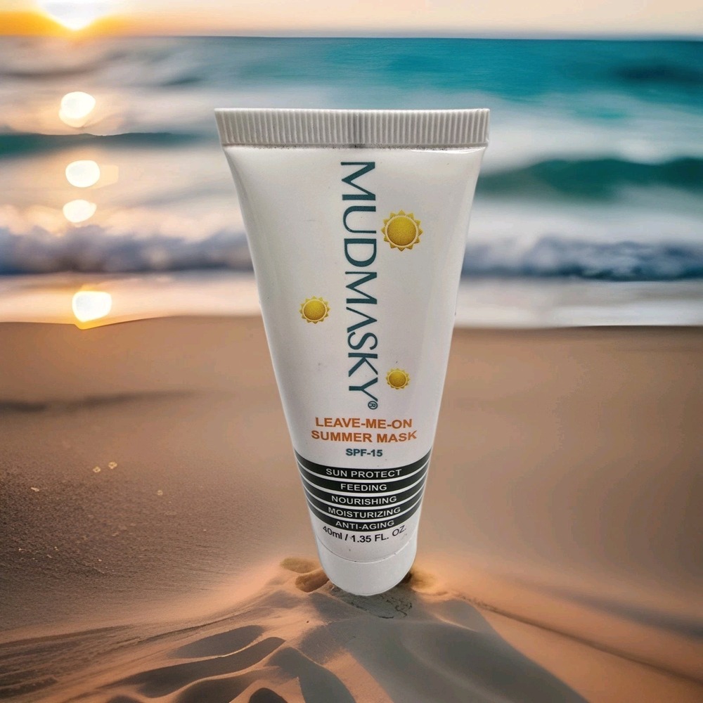 New Sealed Mudmasky Leave Me On Summer Mask 1.35 fl. oz SPF 15 Facial Face NEW